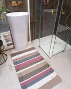 Dywan chodnik ze sznurka 40/90cm pleciony bawełna Motkiemisznurkiem 