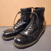 Dr Martens 1460 Vintage 8 dziurek czarne skóra. Rozmiar 46 EU