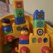 Klocki Smiki, pudełko z przykrywką