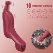 Masturbator wibrator nakładka na palec punkt G łechtaczka