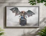 Plakat Wiedźmin 3 Dziki Gon A3 Papier Fotograficzny 