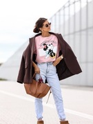 T-shirt damski Basic oversize PRINT NADRUK  Polska marka 