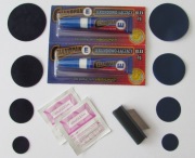 ŁATY DO NAPRAWY MATERACA WELUROWEGO GRANAT/JASNE