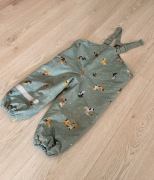 Wodoodporne, ocieplane spodnie Tchibo w pieski r. 96-92