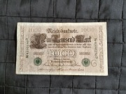 Banknot 1000 marek, 1910 r., Niemcy, seria D