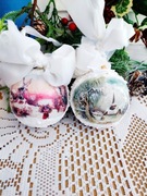 Bombki okragłe 8 cm zestaw wyprzedaż