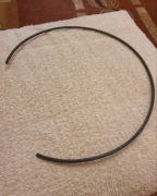 Spoiwo PEHD Polietylen czarne, do spawania plastiku okrąg 4mm 10m