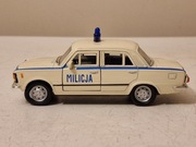 MODEL SAMOCHODU POLSKI FIAT 125p MILICJA W SKALI 1:34 - WELLY !!!!!!!
