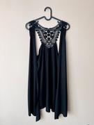 Bezrękawnik narzutka M 38 Mohito czarna 100% wiskoza Basic na codzień 