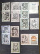 Klaser A4 ze znaczkami sławni ludzie 