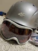 Kask 4f damski 55-56 +gogle