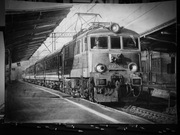 Rysunek EU07, ołówek, 50x70