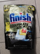 Finish Powerball Ultimate Plus mycie+połysk kapsułki do zmywarki 72