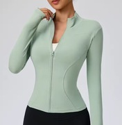 Damska kurtka sportowa szybkoschnąca do pilatesu i biegania siłownia