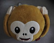 małpka emoji cute monkey emoji pluszak do zawieszenia z Malezji