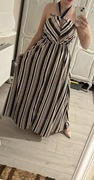 Suknia maxi rozcięcie M boho Shein