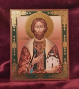 Piękna Ikona prawosławna Święty Roman. Patron.