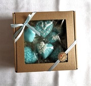 Mydło Glicerynowe-ZESTAW-Jasno Błękitne