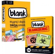 Blank + dodatek Blankdemic Gra Karciana Planszowa Rebel Nowa Folia jak Uno