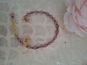 Bransoletka handmade z naturalnych kamieni hematyt rodonit 