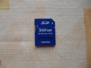 Karta pamięci SD Toshiba 512MB klasa 2