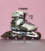 Rolki Turbine Motorsport - damskie - r. 39 / Quick Lace [R27]