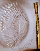 Półmisek Sułtana. Pasabahce. Wzór liścia