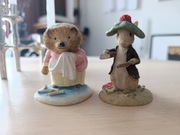Dwie figurki Beatrix Potter