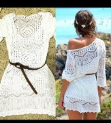 Pareo na bikini plażowe narzutka