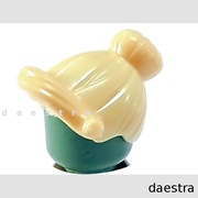 LEGO 93562 WŁOSY jasny żółty / Bright Light Yellow figurka col063 Seria 4