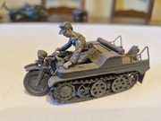 Model motocyklu wojskowego Sd Kfz. 2 Kettenkrad