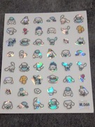 Holograficzne naklejki na paznokcie samoprzylepne sanrio cinnamoroll 