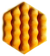 PANELE TAPICEROWANE ŚCIENNE HEKSAGON PLASTER MIODU