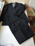 Hugo Boss garnitur gładki czarny r 182/108/98 bdb