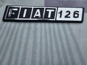 Emblemat, znaczek Fiat 126.Nowy.