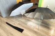 Dwie parasolki fotograficzne po przejściach życiowych