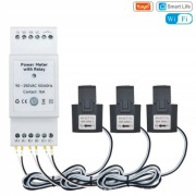 Licznik 3 fazowy Tuya CT WiFi, Home Assistant