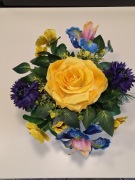 Stroik/ wiązanka na cmentarz,  wiosenna obciążona