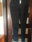 Jeansowe spodnie ciążowe