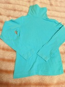 Bluzka golf golfik dziecięcy z długim rękawem baby blue niebieski crane