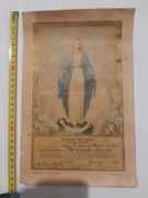 Dyplom przyjęcia do solidacji mariańskiej 1948