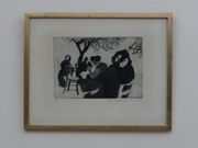 Obraz grafika ,, Pod drzewem oliwnym "