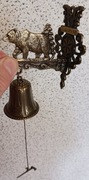 Wiszący dzwonek metalowy - Zakopane - niedźwiedź 
