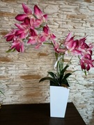 Sztuczny storczyk w doniczce 