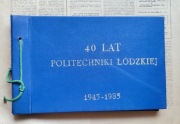 Album na zdjęcia 1985 Politechnika Łódzka fotografie PRL historia  Łódź 