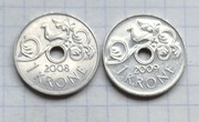 #940 Norwegia 1 korona 2008 i 2009