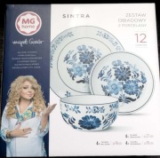 Serwis obiadowy porcelanowy Magdy Gessler Talerze 12el dla 4 osób