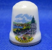 Naparstek Kolekcjonerski Porcelanowy Cannes 