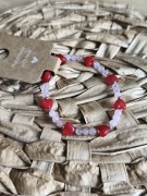 Bransoletka z kamieni naturalnych kwarcu kwarc różowy handmade