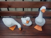 Kaczuszki gąski gęś zestaw ceramiki hit lata